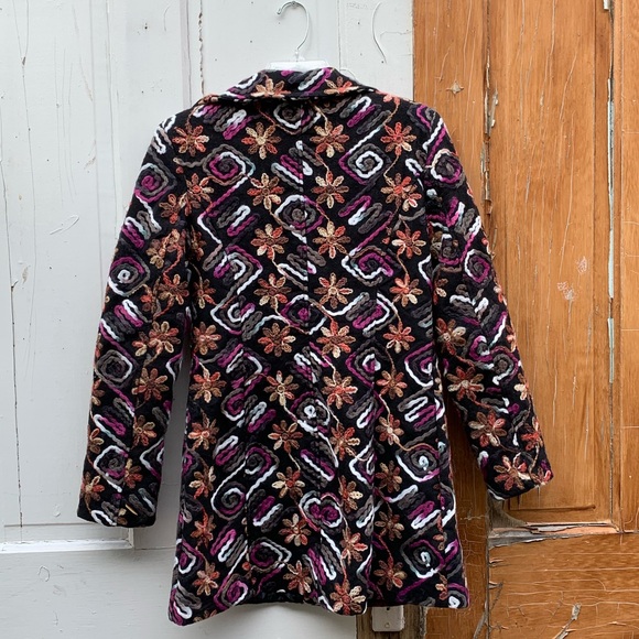 Luisa Perla crewel embroidered jacket Size Small - Picture 4 of 7